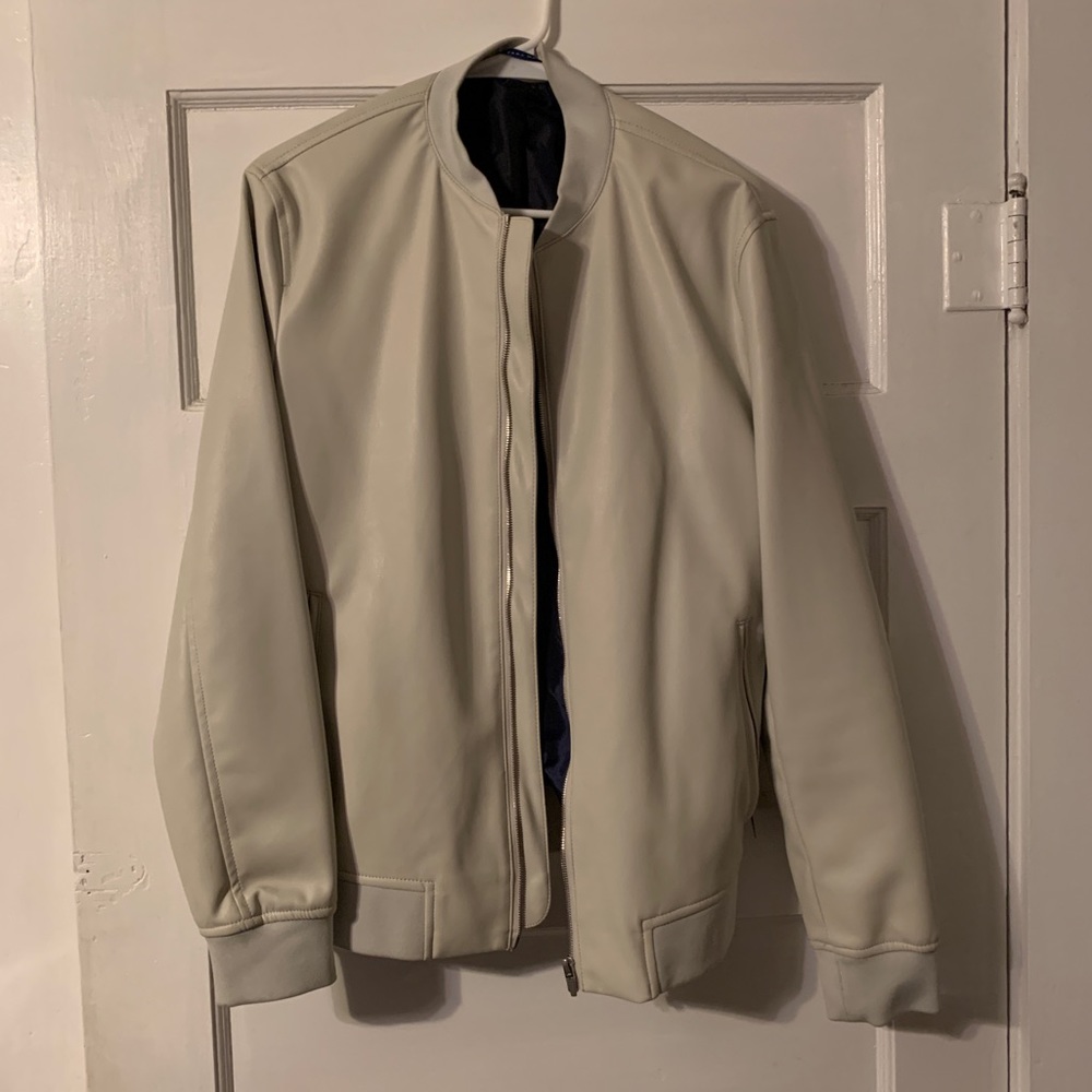 Zara Man - Leather Bomber